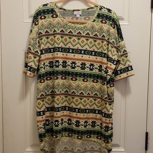 LuLaRoe Irma size Large - Aztec print